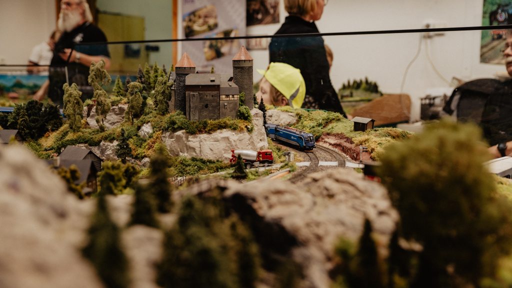 Výstava funkčních železničních modelů a vláčků